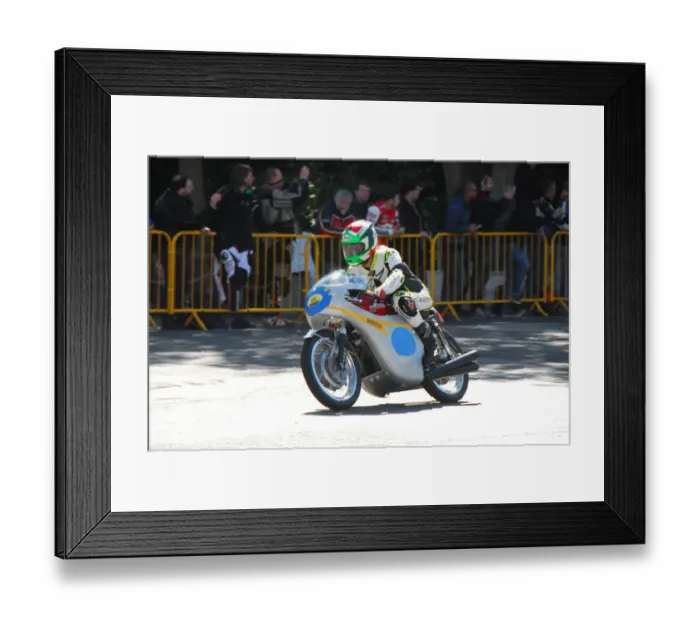 Framed Print : Pete Gibson (Honda) 2014 Parade Lap