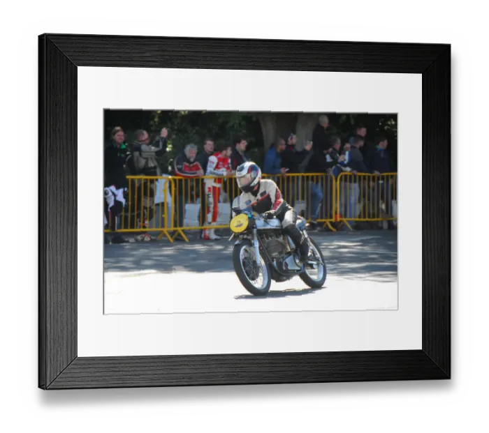 Framed Print : Floyd Miles (Norton) 2014 Parade Lap Framed Print : Floyd Miles (Norton) 2014 Parade Lap