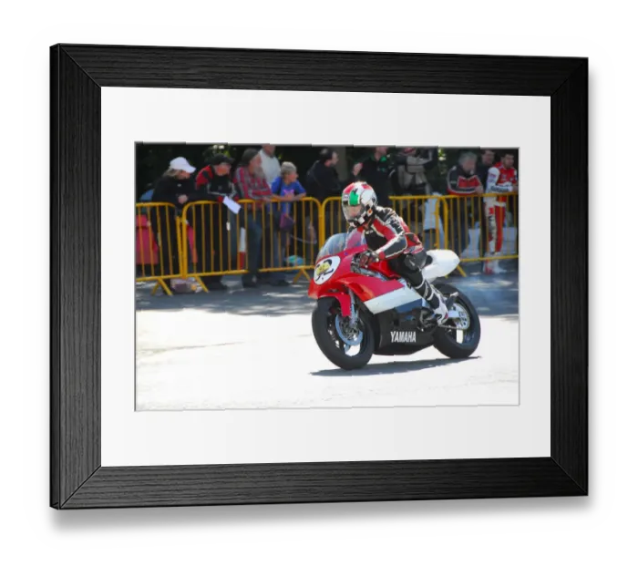 Framed Print : Michael McGurhanan (Yamaha) 2014 Parade Lap Framed Print : Michael McGurhanan (Yamaha) 2014 Parade Lap