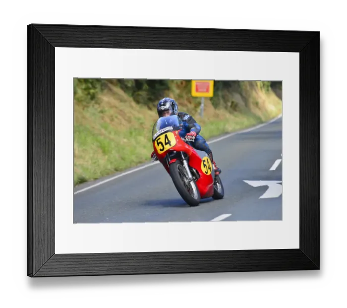 Framed Print : Tony Russell (NRE Seeley) 2014 500 Classic TT Framed Print : Tony Russell (NRE Seeley) 2014 500 Classic TT