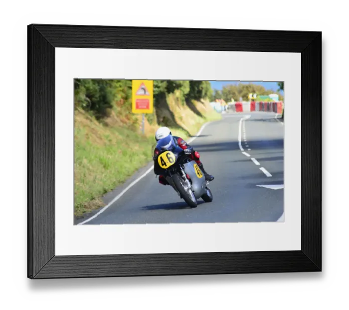 Framed Print : Philip McGurk (BSA) 2014 500 Classic TT Framed Print : Philip McGurk (BSA) 2014 500 Classic TT