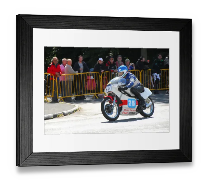 Framed Print : Nigel Rollason (Yamaha) 2014 Parade Lap Framed Print : Nigel Rollason (Yamaha) 2014 Parade Lap