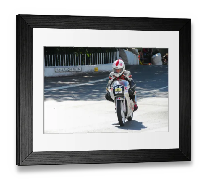 Framed Print : Noel Clegg (Honda) 2014 Parade Lap Framed Print : Noel Clegg (Honda) 2014 Parade Lap