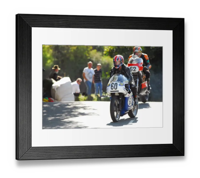 Framed Print : Chris McGahan (Triumph) 2014 Formula One Classic TT Framed Print : Chris McGahan (Triumph) 2014 Formula One Classic TT
