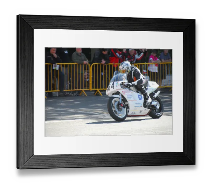 Framed Print : Karl Fox (Honda) 2014 Formula Two Classic TT Framed Print : Karl Fox (Honda) 2014 Formula Two Classic TT