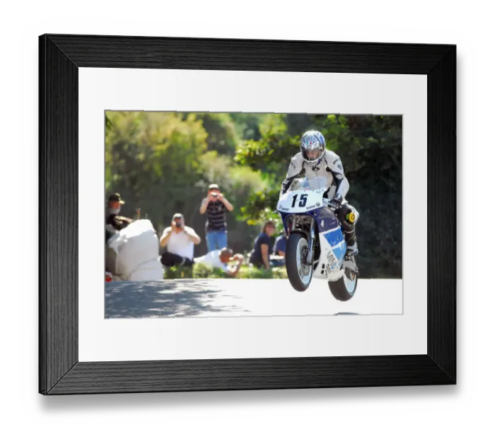 Framed Print : Gary Gittins (Suzuki) 2014 Formula One Classic TT Framed Print : Gary Gittins (Suzuki) 2014 Formula One Classic TT