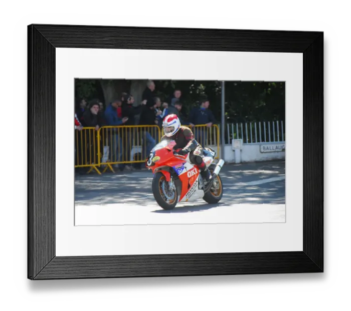 Framed Print : Alexander Lawson (Honda) 2014 Parade Lap