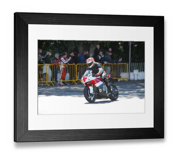 Framed Print : Mauro Garino (Benelli) 2014 Parade Lap Framed Print : Mauro Garino (Benelli) 2014 Parade Lap