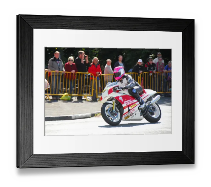 Framed Print : Jeff Henthorn (Honda) 2014 Parade Lap Framed Print : Jeff Henthorn (Honda) 2014 Parade Lap