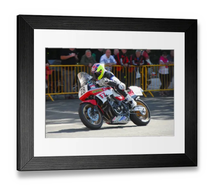 Framed Print : David Bell (Yamaha) 2014 Formula One Classic TT Framed Print : David Bell (Yamaha) 2014 Formula One Classic TT