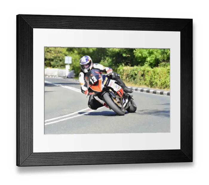 Framed Print : Warren Verwey (Kawasaki) 2014 Junior Manx Grand Prix Framed Print : Warren Verwey (Kawasaki) 2014 Junior Manx Grand Prix