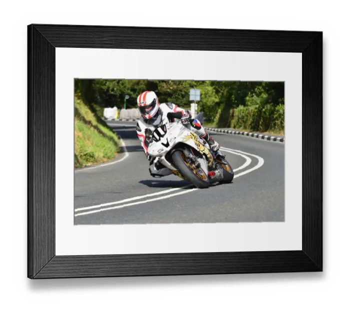 Framed Print : Kamil Holan (Yamaha) 2014 Junior Manx Grand Prix Framed Print : Kamil Holan (Yamaha) 2014 Junior Manx Grand Prix