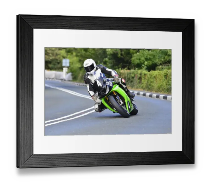 Framed Print : Stephen Harper (Triumph) 2014 Junior Manx Grand Prix Framed Print : Stephen Harper (Triumph) 2014 Junior Manx Grand Prix