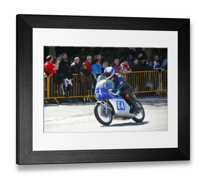 Framed Print : Jimmy Creer (Honda) 2014 350 Classic TT Framed Print : Jimmy Creer (Honda) 2014 350 Classic TT