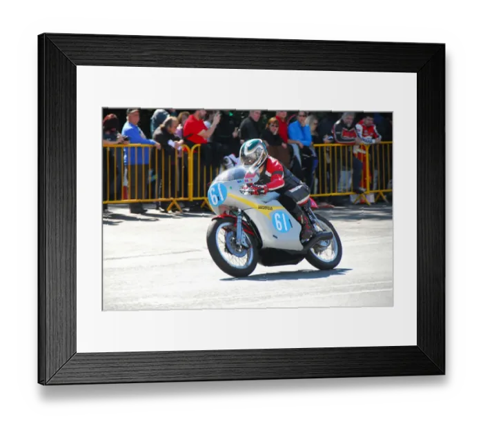 Framed Print : Alan Smallbones (Honda) 2014 350 Classic TT Framed Print : Alan Smallbones (Honda) 2014 350 Classic TT