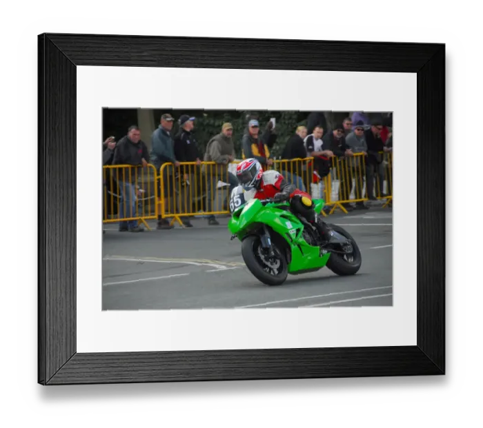Framed Print : Karl Foster (Kawasaki) 2014 Junior Manx Grand Prix Framed Print : Karl Foster (Kawasaki) 2014 Junior Manx Grand Prix