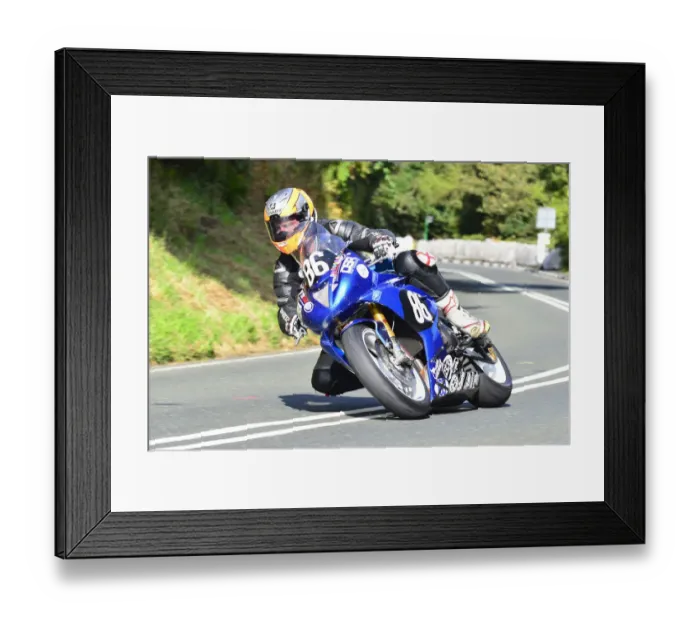 Framed Print : David Sellers (Triumph) 2014 Junior Manx Grand Prix Framed Print : David Sellers (Triumph) 2014 Junior Manx Grand Prix