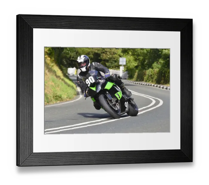 Framed Print : Richard Saville (Kawasaki) 2014 Junior Manx Grand Prix Framed Print : Richard Saville (Kawasaki) 2014 Junior Manx Grand Prix