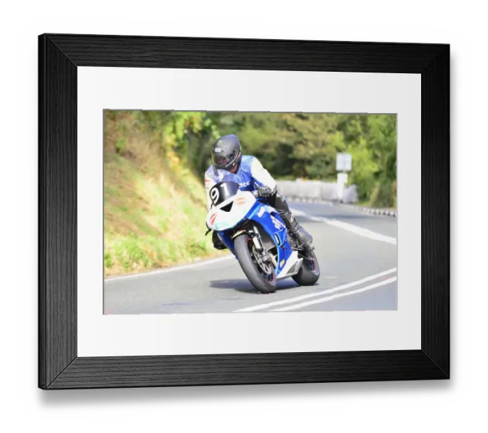 Framed Print : Adrian Hartog (Kawasaki) 2014 Junior Manx Grand Prix Framed Print : Adrian Hartog (Kawasaki) 2014 Junior Manx Grand Prix