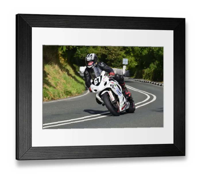Framed Print : Gary Fowler (Suzuki) 2014 Junior Manx Grand Prix Framed Print : Gary Fowler (Suzuki) 2014 Junior Manx Grand Prix