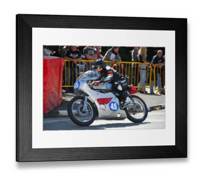 Framed Print : Dean Martin (Honda) 2014 350 Classic TT