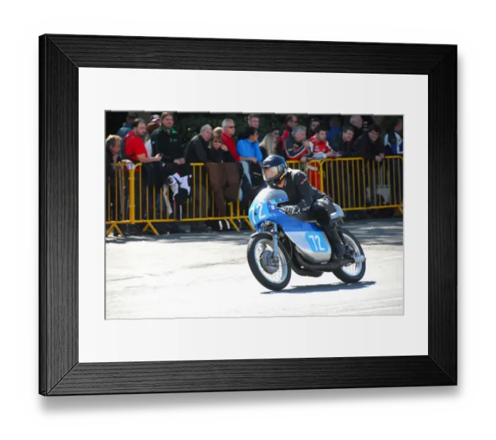 Framed Print : Bob Simmons (Suzuki) 2014 350 Classic TT Framed Print : Bob Simmons (Suzuki) 2014 350 Classic TT