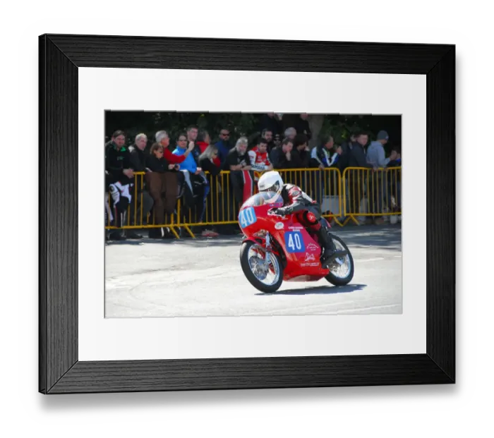 Framed Print : Philip McGurk (Drixton Honda) 2014 350 Classic TT Framed Print : Philip McGurk (Drixton Honda) 2014 350 Classic TT