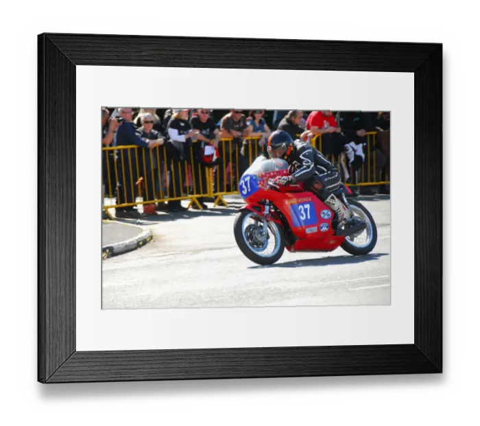 Framed Print : Derek Glass (Honda) 2014 350 Classic TT Framed Print : Derek Glass (Honda) 2014 350 Classic TT