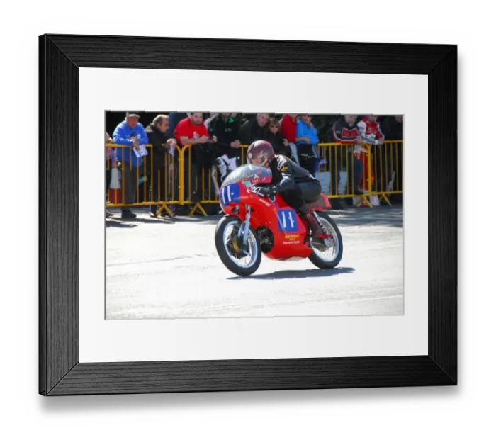 Framed Print : Chris Swallow (Aermacchi) 2014 350 Classic TT Framed Print : Chris Swallow (Aermacchi) 2014 350 Classic TT