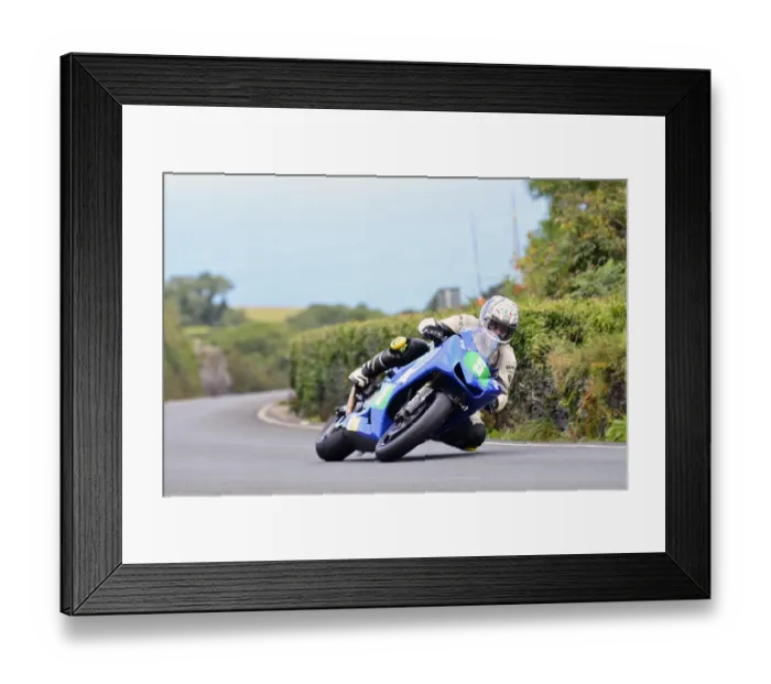 Framed Print : Gary Gittins (Suzuki) 2014 Supertwin Manx Grand Prix Framed Print : Gary Gittins (Suzuki) 2014 Supertwin Manx Grand Prix