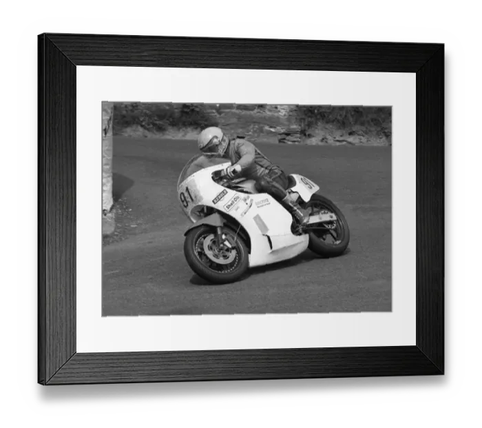 Framed Print : John Caffrey (Yamaha) 1986 Senior TT Framed Print : John Caffrey (Yamaha) 1986 Senior TT