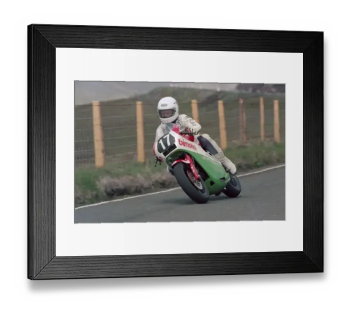 Framed Print : Graeme McGregor (Bimota) 1986 Formula Two TT Framed Print : Graeme McGregor (Bimota) 1986 Formula Two TT