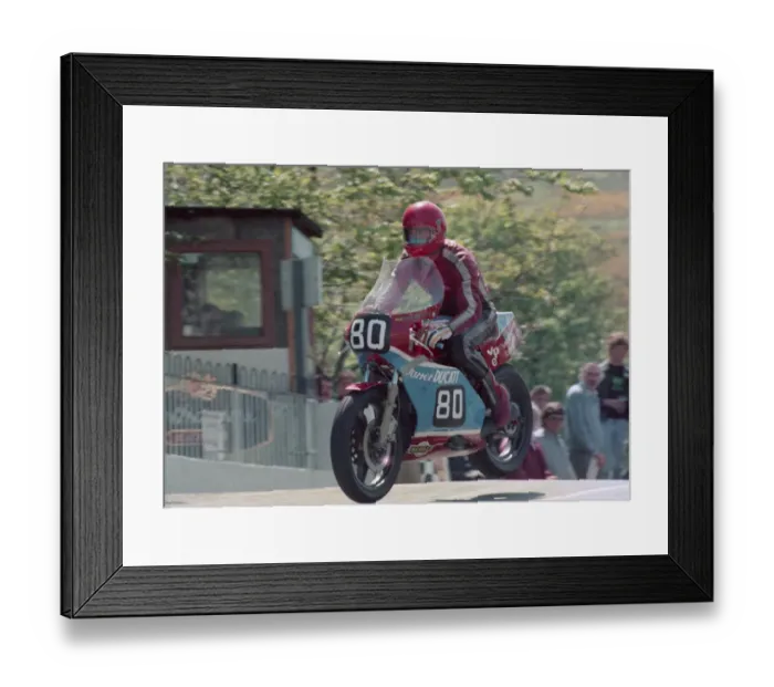 Framed Print : Dave Bedlington (Ducati) 1986 Formula Two TT Framed Print : Dave Bedlington (Ducati) 1986 Formula Two TT