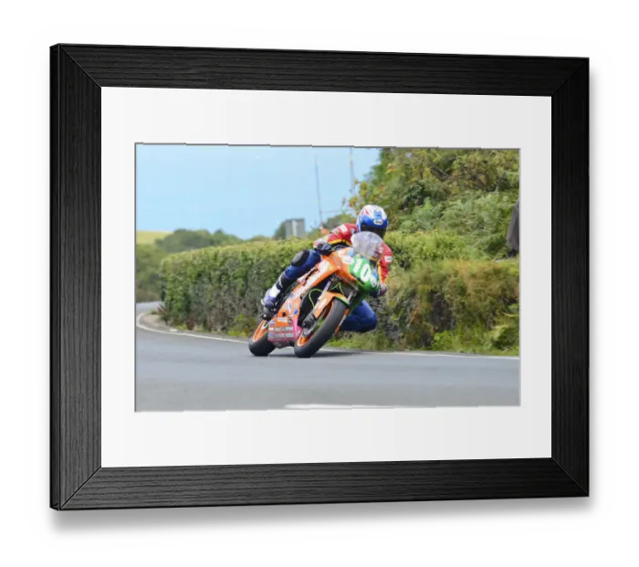 Framed Print : Nick Jefferies (Kawasaki) 2014 Supertwin Manx Grand Prix Framed Print : Nick Jefferies (Kawasaki) 2014 Supertwin Manx Grand Prix