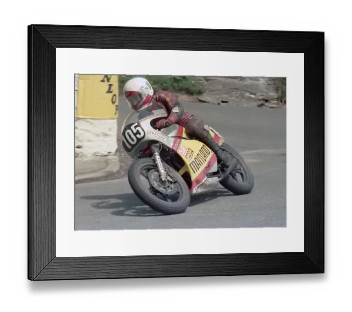 Framed Print : Dave Hughes (Honda) 1986 Formula Two TT Framed Print : Dave Hughes (Honda) 1986 Formula Two TT