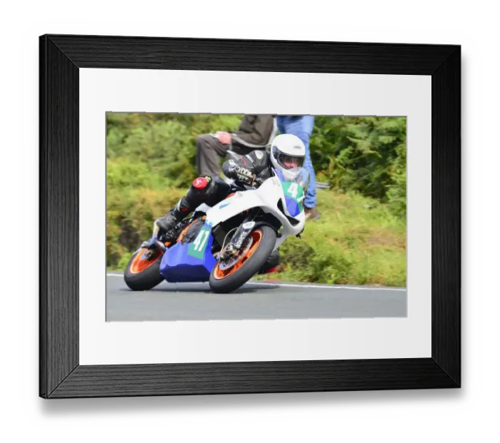 Framed Print : Paul Gartland (Kawasaki) 2014 Supertwin Manx Grand Prix Framed Print : Paul Gartland (Kawasaki) 2014 Supertwin Manx Grand Prix