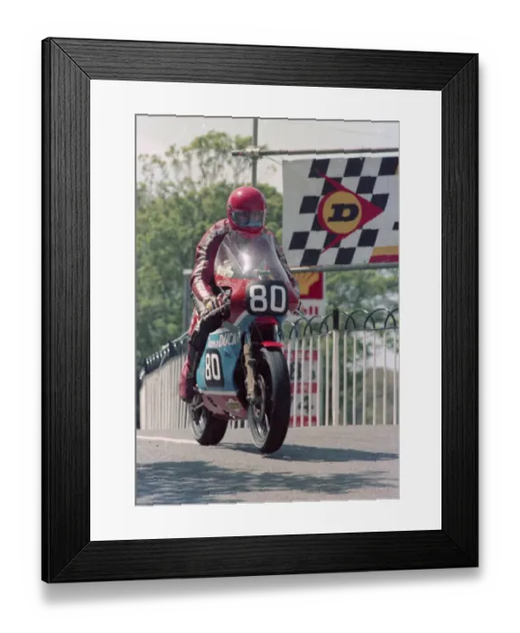 Framed Print : Dave Bedlington (Ducati) 1986 Formula Two TT Framed Print : Dave Bedlington (Ducati) 1986 Formula Two TT