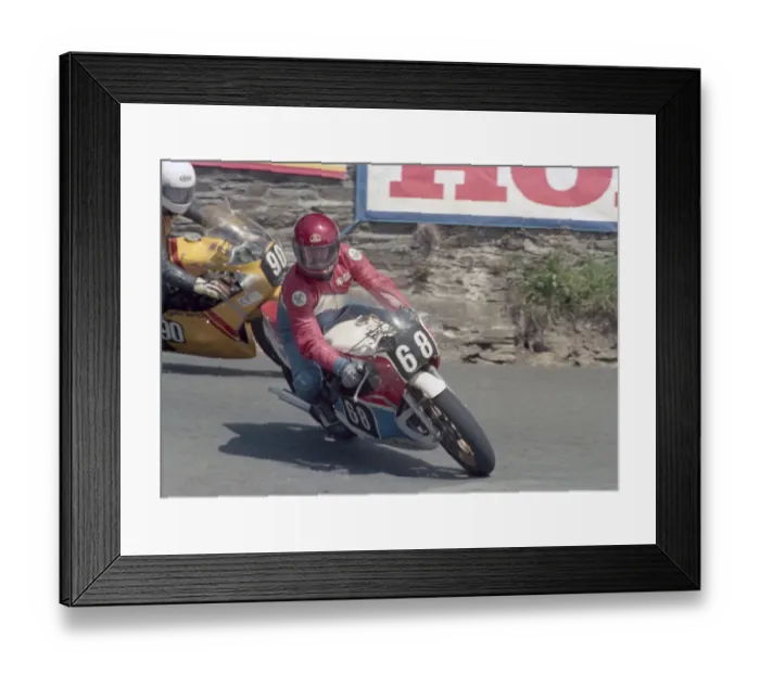 Framed Print : Mick Williams (Yamaha) 1986 Formula Two TT Framed Print : Mick Williams (Yamaha) 1986 Formula Two TT