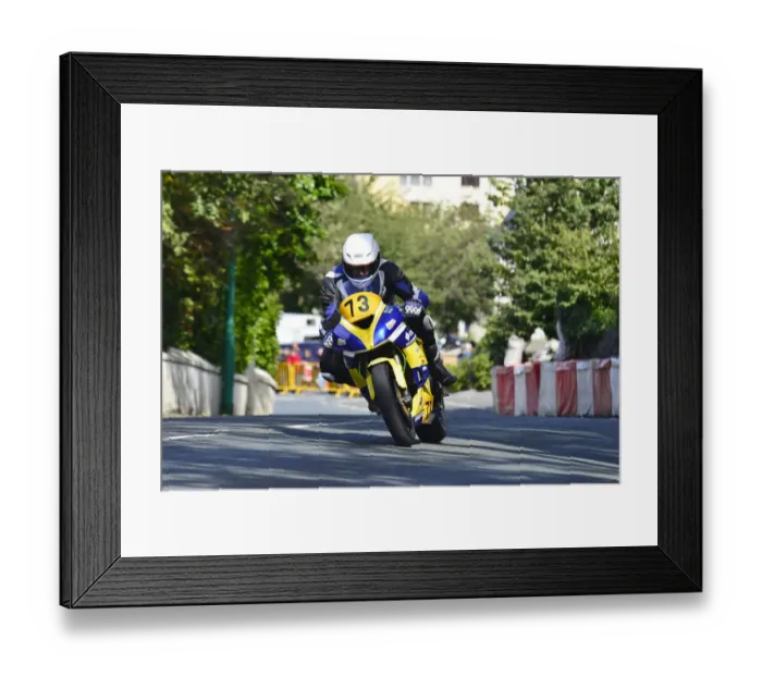 Framed Print : Michael Hand (Kawasaki) 2014 Senior Manx Grand Prix Framed Print : Michael Hand (Kawasaki) 2014 Senior Manx Grand Prix