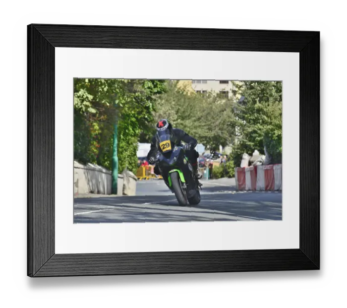 Framed Print : James Neesom (Kawasaki) 2014 Senior Manx Grand Prix Framed Print : James Neesom (Kawasaki) 2014 Senior Manx Grand Prix