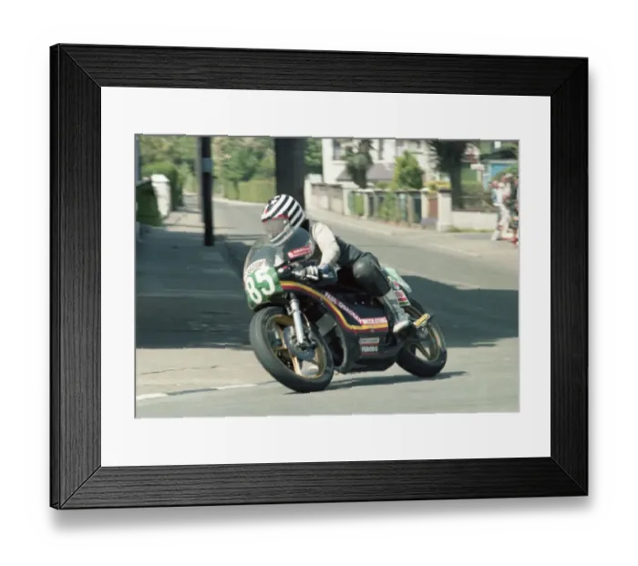 Framed Print : Mick Ward (Maxton Yamaha) 1983 Junior TT Framed Print : Mick Ward (Maxton Yamaha) 1983 Junior TT