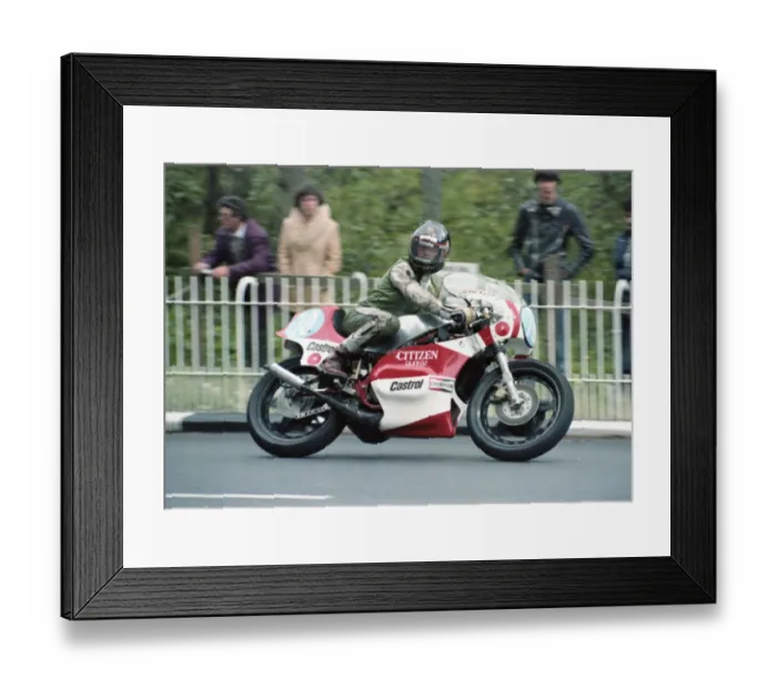 Framed Print : Kurt Mayer (Harris) 1983 350 TT Framed Print : Kurt Mayer (Harris) 1983 350 TT