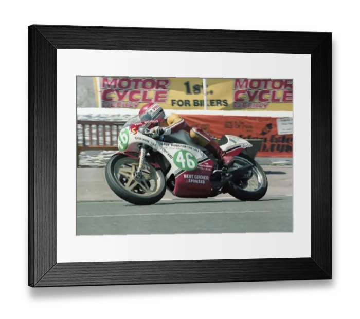 Framed Print : Phil Nicholls (Yamaha) 1983 Junior TT Framed Print : Phil Nicholls (Yamaha) 1983 Junior TT
