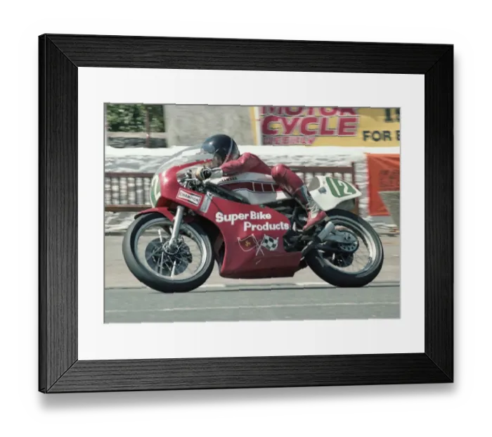 Framed Print : Graham Cannell (Yamaha) 1983 Junior TT Framed Print : Graham Cannell (Yamaha) 1983 Junior TT