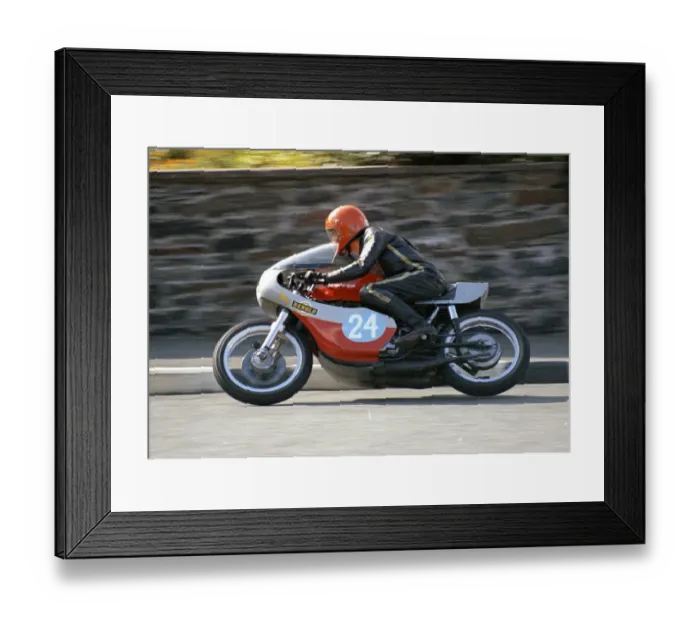 Framed Print : Ron Jones (Nomarque) 1975 Junior Manx Grand Prix Framed Print : Ron Jones (Nomarque) 1975 Junior Manx Grand Prix