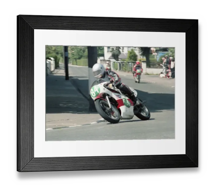 Framed Print : Eric Galbraith (Yamaha) 1983 Junior TT Framed Print : Eric Galbraith (Yamaha) 1983 Junior TT