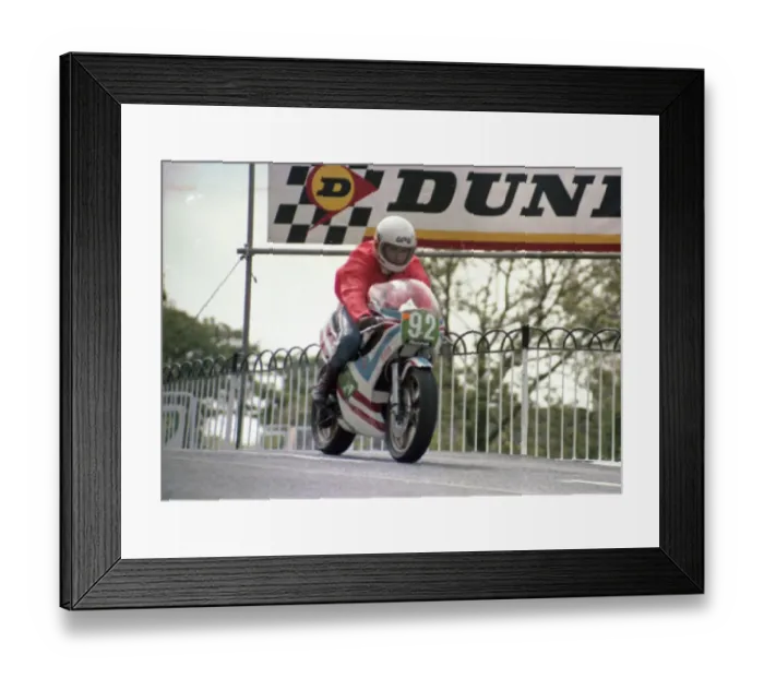 Framed Print : Michael Augizeau (Yamaha) 1983 Junior TT Framed Print : Michael Augizeau (Yamaha) 1983 Junior TT