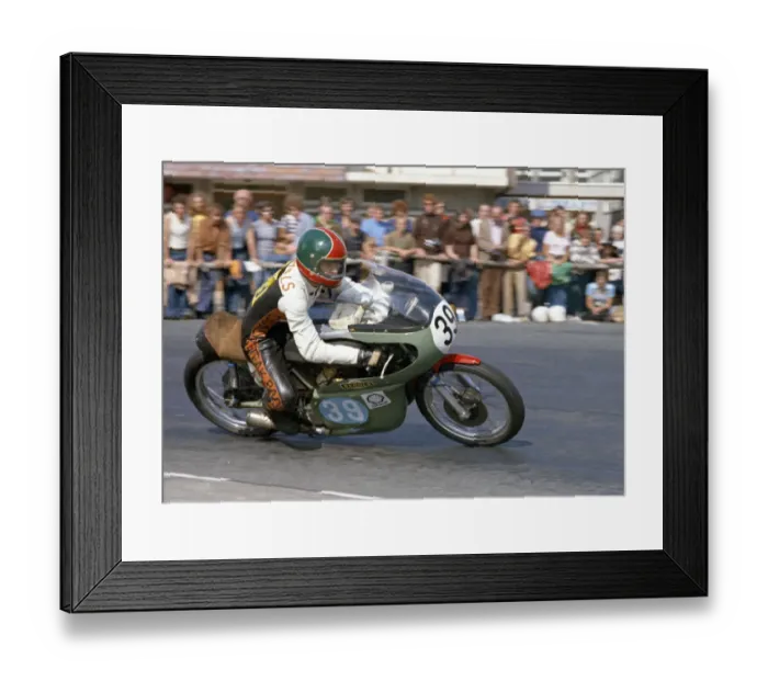 Framed Print : Phil Nicholls (Norton) 1975 Junior Manx Grand Prix Framed Print : Phil Nicholls (Norton) 1975 Junior Manx Grand Prix