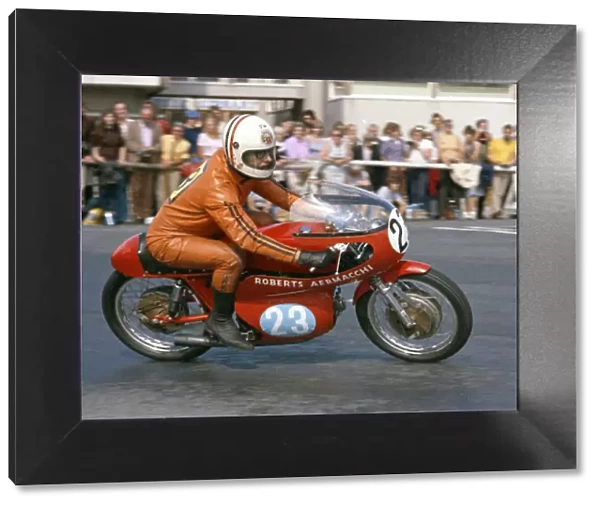 Phil Winter (Roberts Aermacchi) 1975 Junior Manx Grand Prix