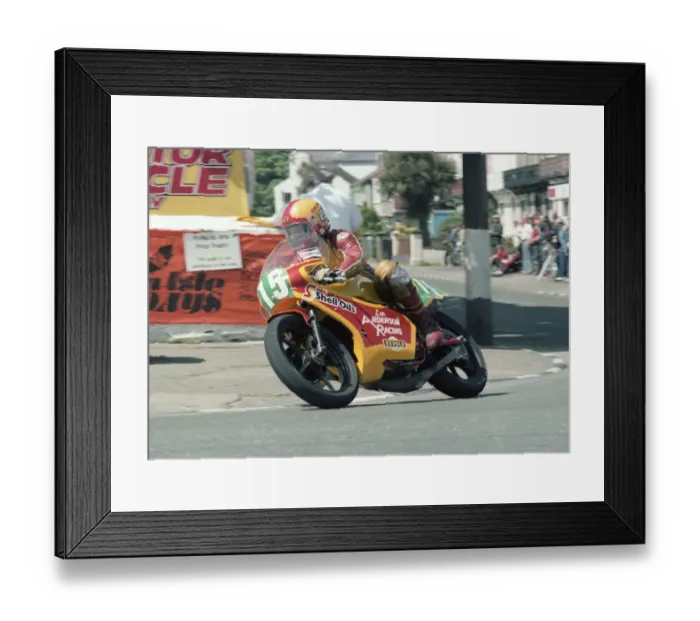 Framed Print : Eddie Roberts (Rotax) 1983 Junior TT Framed Print : Eddie Roberts (Rotax) 1983 Junior TT